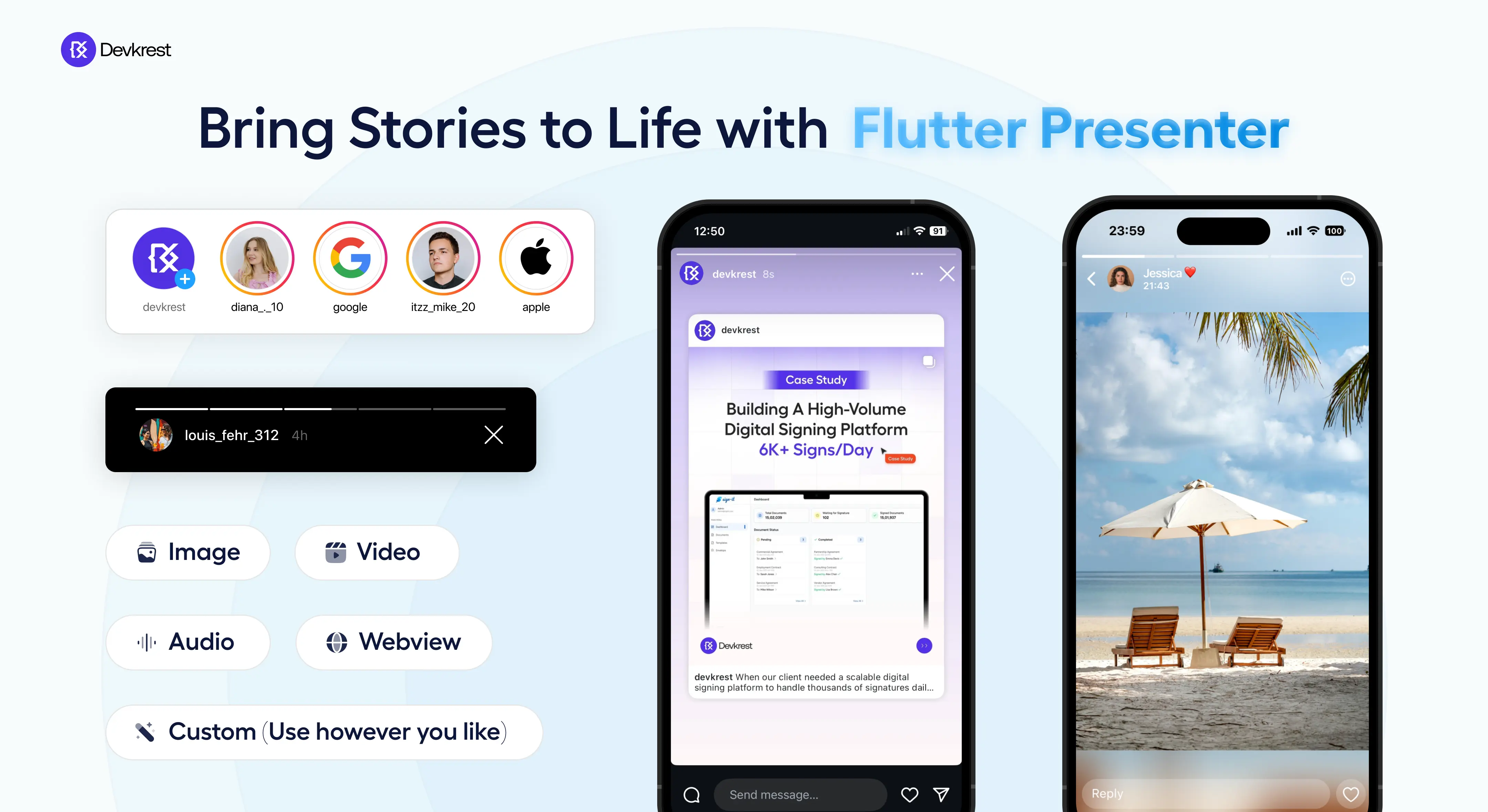 FlutterStoryPresenter