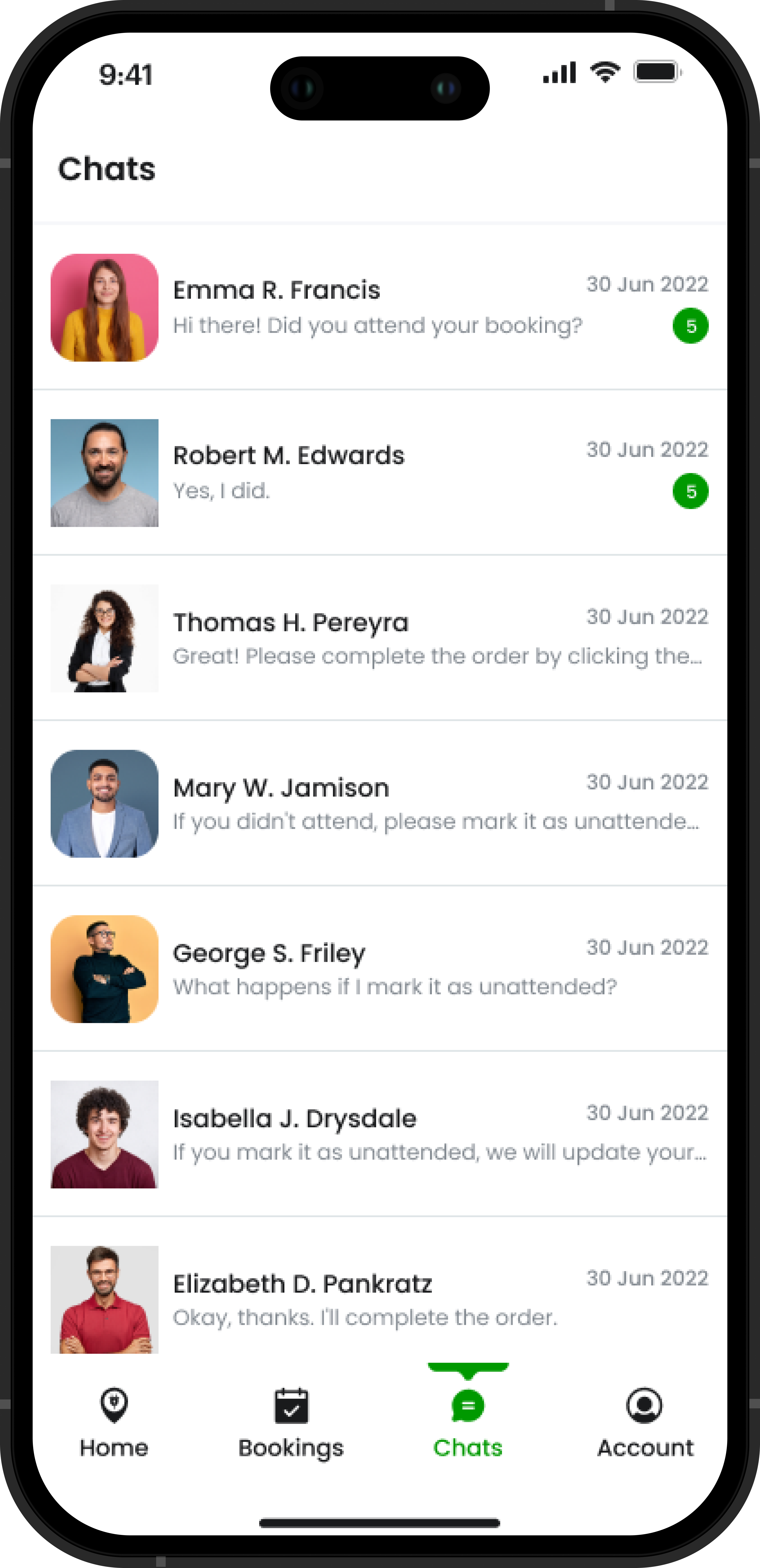 Chat Screen 1